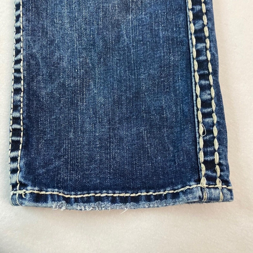 Silver Jeans Co Fluid Denim Suki Capri's Women's Embellished Pockets 30/22.5 EUC - Picture 8 of 14